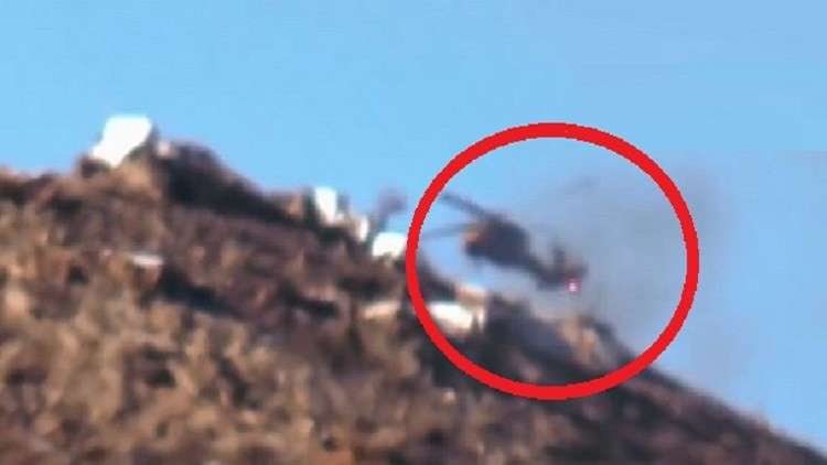 العمال الكردستاني يستهدف مروحية تركية