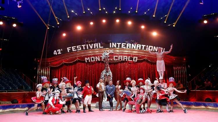افتتاح مهرجان السيرك العالمي في مونتي كارلو