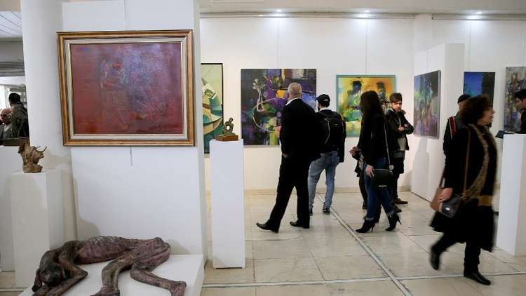 افتتاح أكبر معرض للفنون التشكيلية في العراق