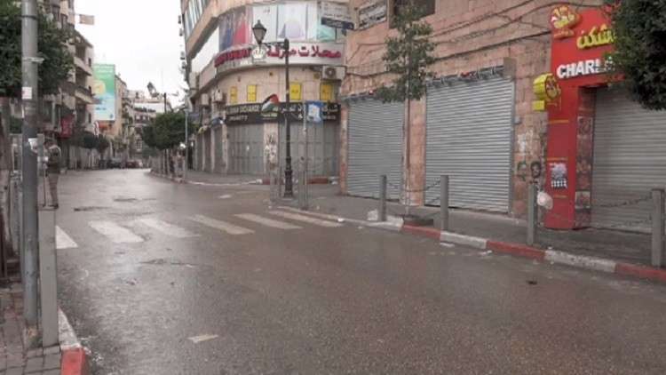 إضراب عام في الضفة الغربية