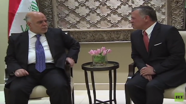 العاهل الأردني يؤكد للعبادي دعم العراق في محاربة الإرهاب