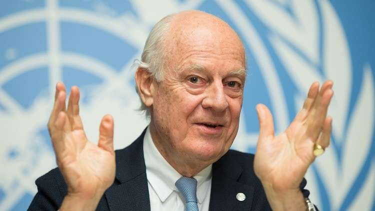 وكالة: دي ميستورا يقرر المشاركة في مؤتمر سوتشي