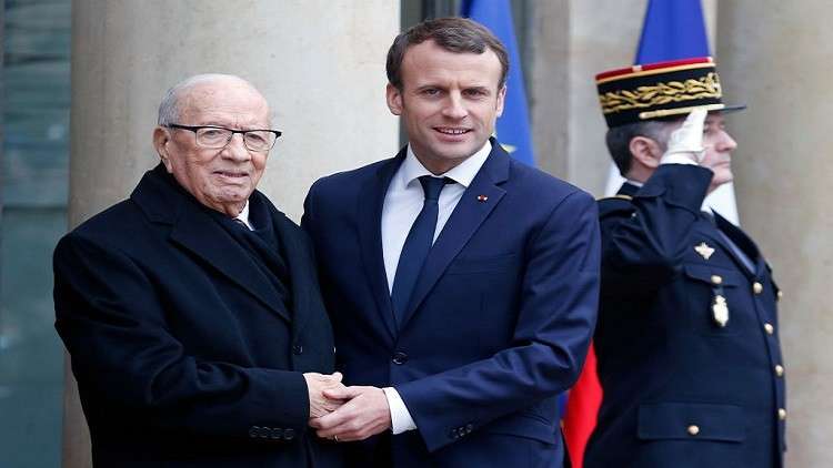 الرئيس الفرنسي ماكرون يزور تونس