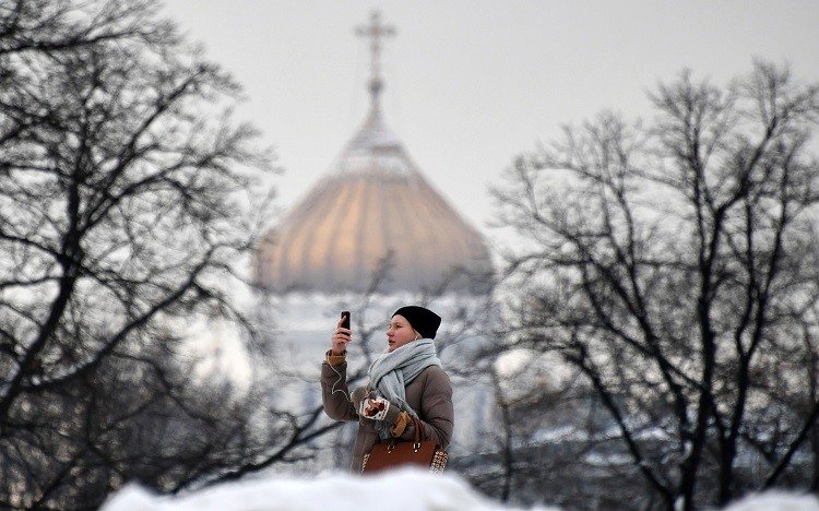 موسكو المغطاة بالثلوج