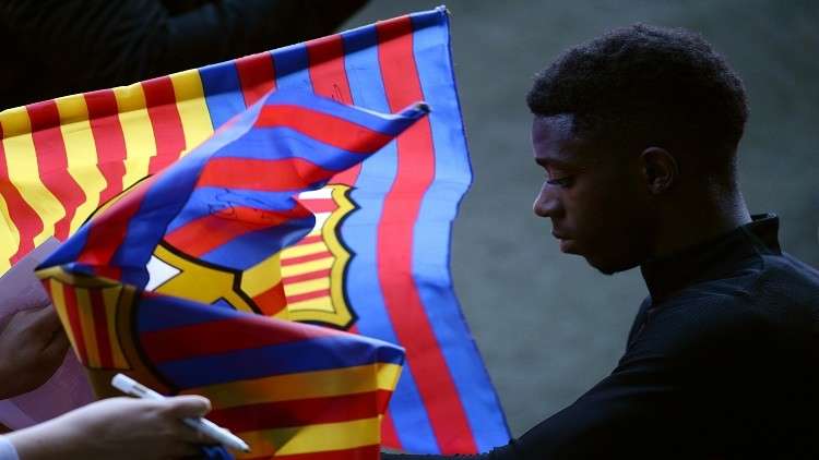 عثمان ديمبلي يخالف توقعات برشلونة