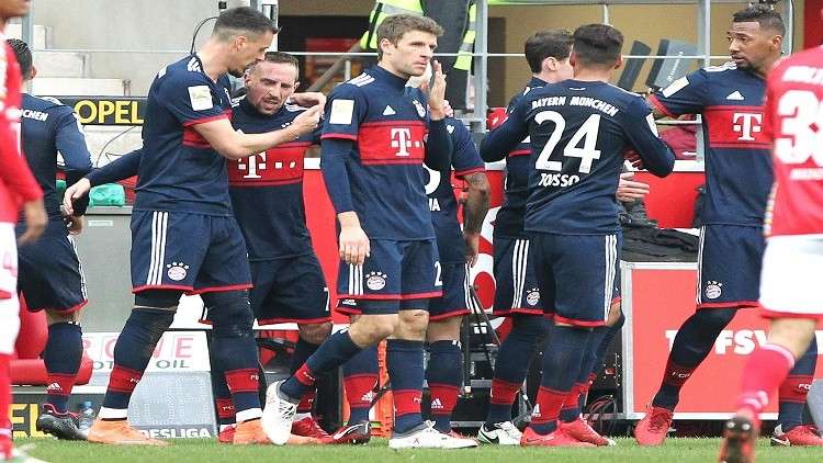 بايرن ميونيخ يعزز صدارته للبوندسليغا