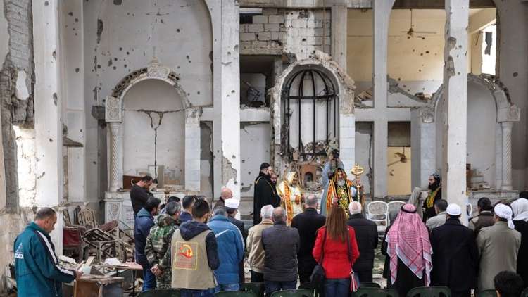 أول قداس في دير الزور منذ خمس سنوات!