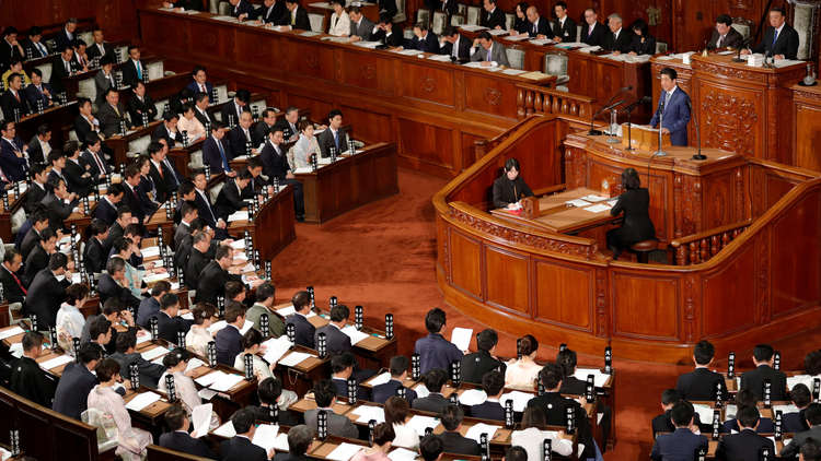 البرلمان الياباني يتدرب على مواجهة الصواريخ الكورية