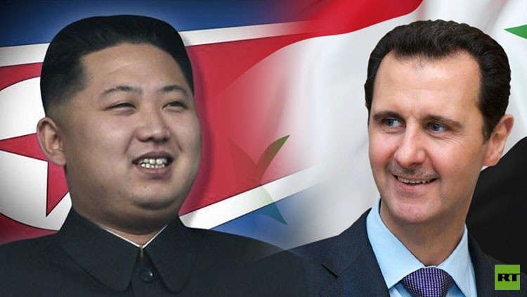 الرئيس الأسد يهنئ كيم جونغ أون 