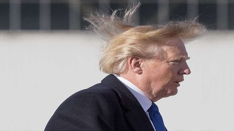 بالفيديو.. الرياح تفضح ترامب!