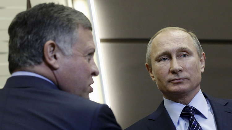 بوتين يجتمع مع الملك عبد الله في موسكو الخميس