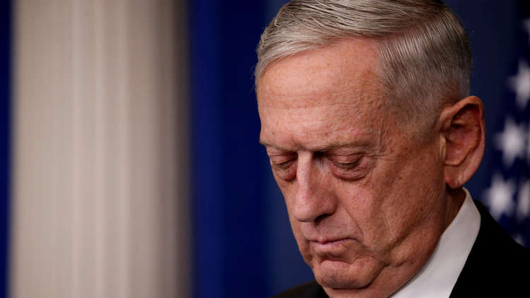 ماتيس: لا معلومات بشأن مقتل مجندين روس خارج القوات النظامية في سوريا