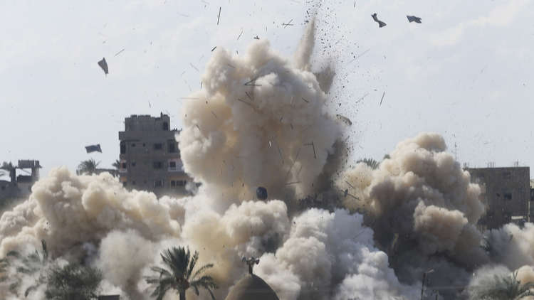 عملية القوات المصري في مدينة رفح - 29/10/2014
