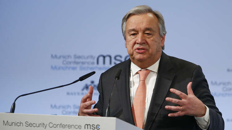 غوتيريش: الآمال في تخفيف حدة التصعيد في سوريا لم تتحقق