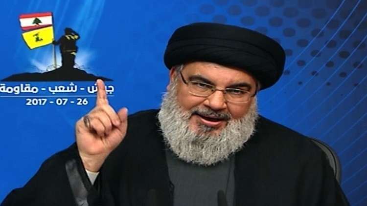 نصر الله يحذر إسرائيل من الاقتراب من مكامن النفط والغاز