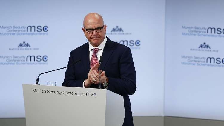 مكماستر: إيران مسؤولة عن انتشار الإرهاب والفتنة في الشرق الأوسط