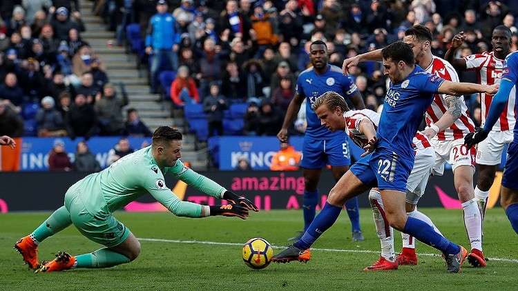 ليستر يتعادل مع ستوك في البريمير ليغ