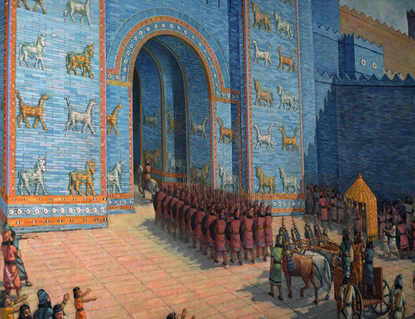 Вавилонское царство ворота Иштар
