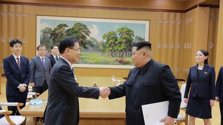 كيم يعلن عزمه على بدء تاريخ جديد لتوحيد الكوريتين