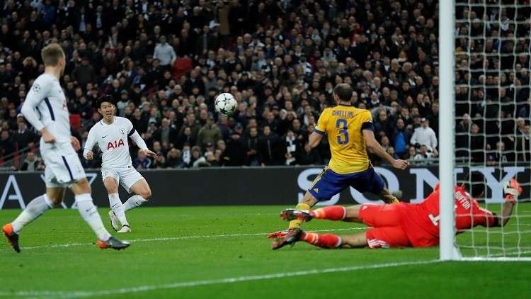 بالفيديو.. توتنهام يهز شباك السيدة العجوز