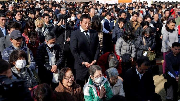 اليابان تحيي ذكرى ضحايا زلزال 2011