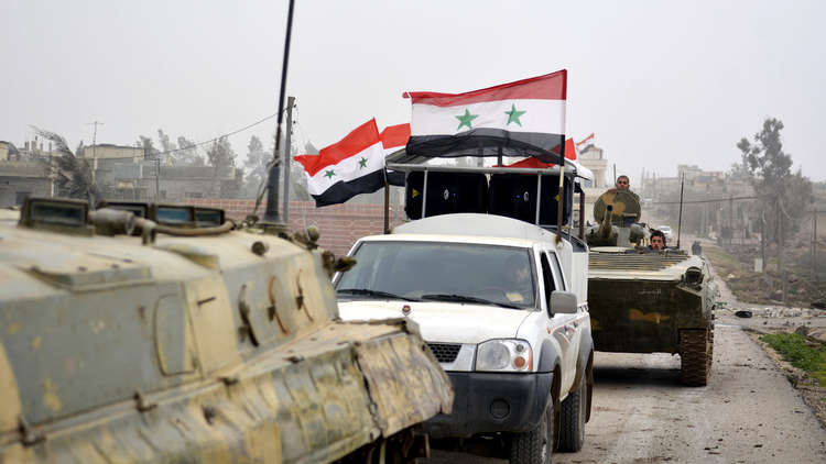 الجيش السوري يقسم الغوطة الشرقية إلى شطرين ويكمل تطويق دوما