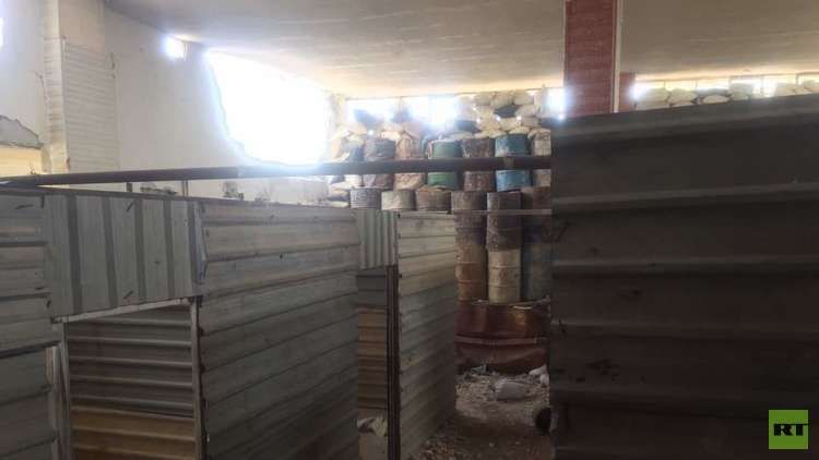 صور.. سجن في منطقة جسرين بغوطة دمشق الشرقية