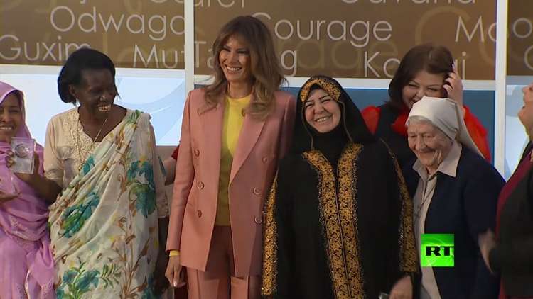 من بينهن أم قصي العراقية.. ميلانيا ترامب تكرم النساء الأكثر شجاعة في العالم