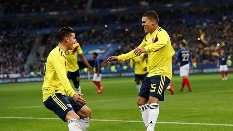 كولومبيا تقلب الطاولة على فرنسا في مباراة مثيرة (فيديو)