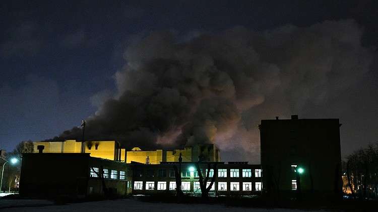 52 مليون دولار أضرار حريق المركز التجاري في مدينة كيميروفو الروسية