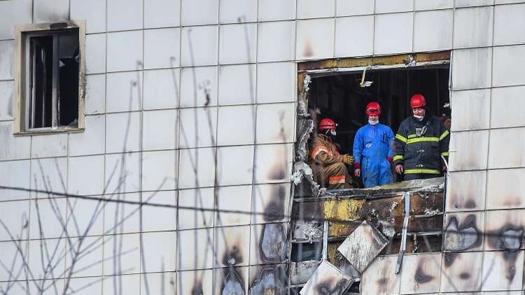 لجنة التحقيق الروسية تحدد فرضيتين لنشوب حريق كيميروفو