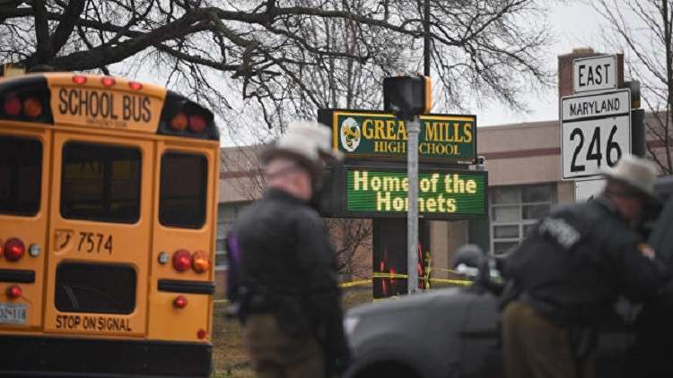 انتحار مراهق أطلق النار في مدرسة بولاية ماريلاند 