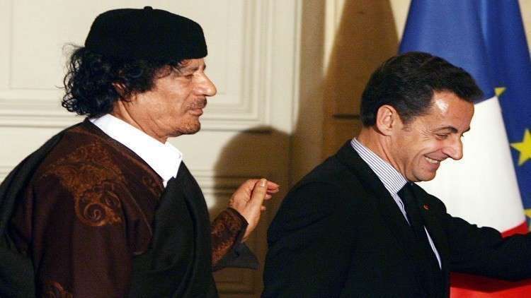 ساركوزي يغرق في فخ القذافي!