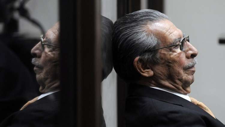 وفاة دكتاتور غواتيمالا السابق