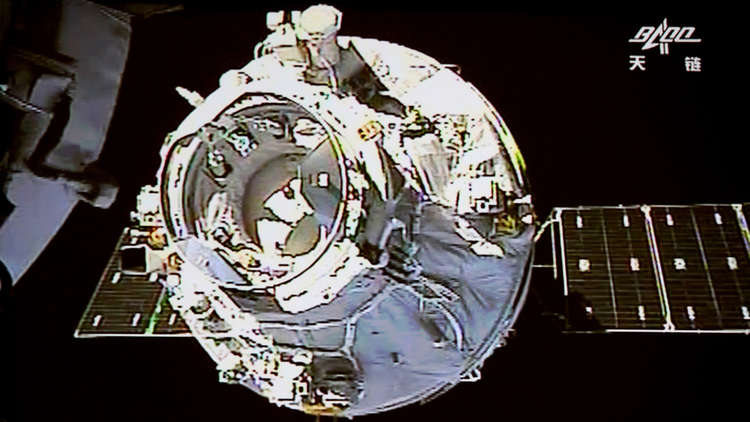 احتراق محطة الفضاء الصينية فوق المحيط الهادئ