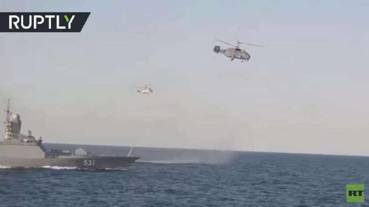 شاهد مناورات القوات البحرية الروسية في البلطيق