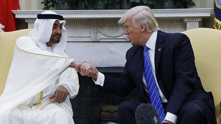 ترامب وولي عهد أبوظبي يبحثان السعي لوحدة الخليج في مواجهة إيران!