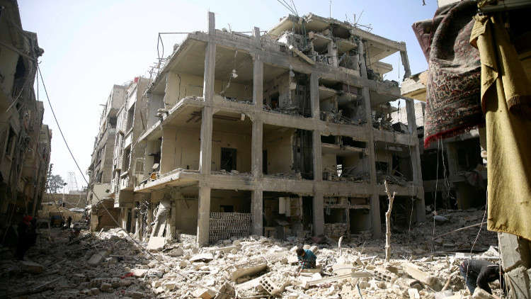 دمشق تنفي وقوع هجوم كيميائي في دوما بالغوطة الشرقية 
