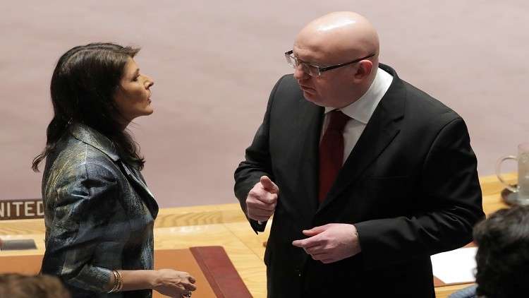 فاسيلي نيبنزيا عن القبلات المتبادلة مع نيكي هايلي