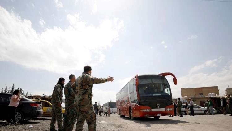 الشرطة العسكرية الروسية تباشر عملها في مدينة دوما السورية
