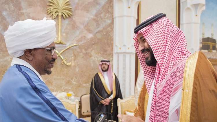 ولي العهد السعودي يعزي الرئيس السوداني بوفاة ابن أخته