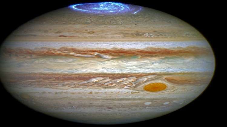 ناسا تعرض جولة مدهشة في كوكب المشتري (فيديو)