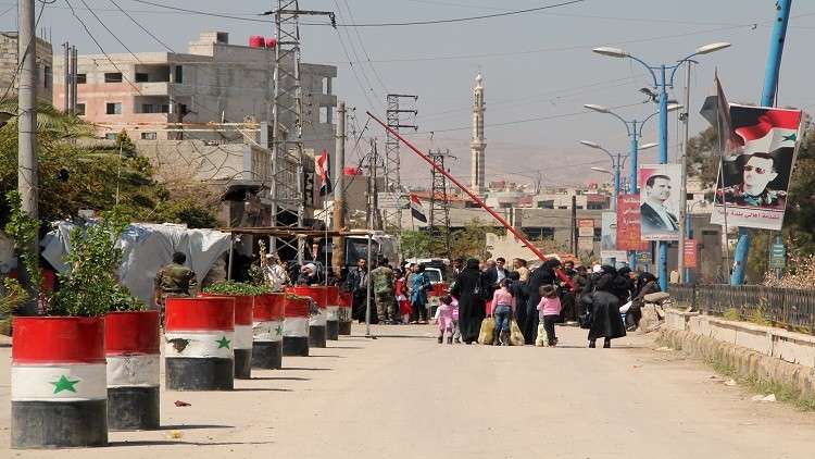 عودة 59 ألف مواطن إلى محيط دوما بريف دمشق 