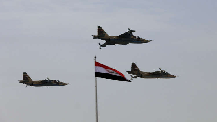 سلاح الجو العراقي يشن غارات على مواقع لداعش في سوريا