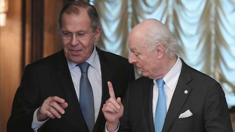 لافروف: الولايات المتحدة وبريطانيا وفرنسا أغارت على مفاوضات جنيف