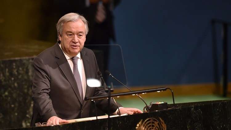 غوتيريش يشدد على ضرورة إيجاد طرق جديدة لتحقيق تسوية سياسية في سوريا