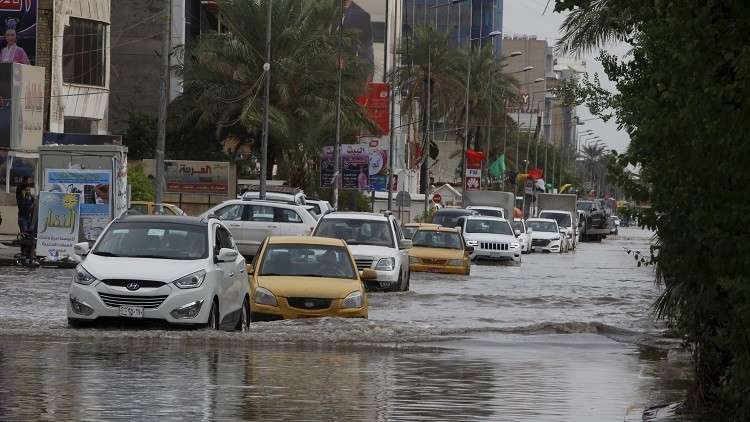النفير العام في البغدادي غرب العراق بسبب الأمطار