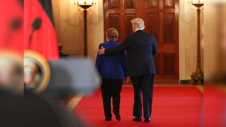 ميركل تدعو ترامب لزيارة موطن أسلافه!