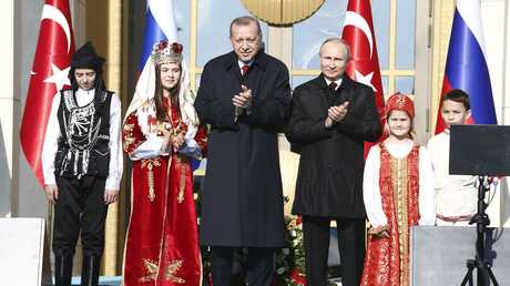 لقاء بوتين وأردوغان في أنقرة