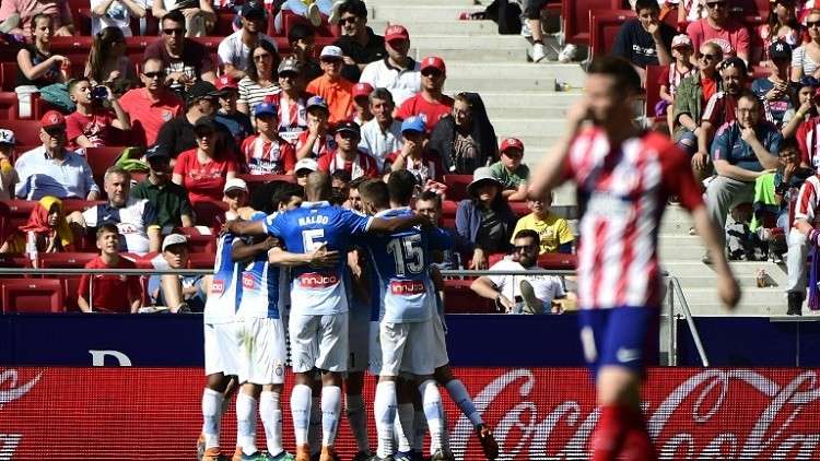 إسبانيول يهزم أتلتيكو مدريد على أرضه